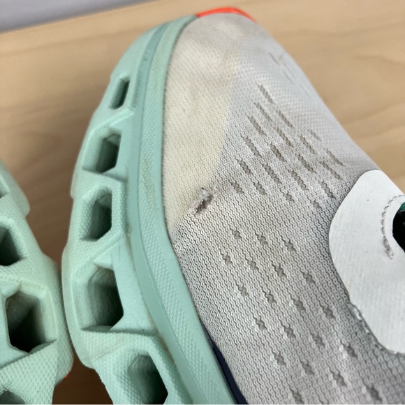 On Cloud Women’s Size 8.5 Cloudmonster White Multi Athletic Running Shoes - Picture 7 of 11